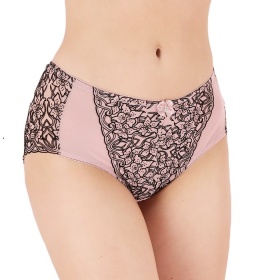 55910 ZMYSŁOWE PEŁNE DAMSKIE MAJTKI FIGI LANNY MODE XXL różowe