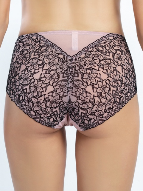 55910 ZMYSŁOWE PEŁNE DAMSKIE MAJTKI FIGI LANNY MODE XXL różowe