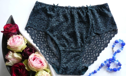 775 DORIMODES Bawełniane majtki damskie XL zieleń