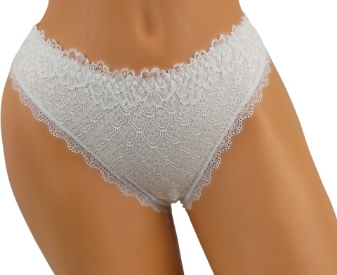 Sexy ZMYSŁOWE koronki FIGI BRAZYLIANY M/L biały