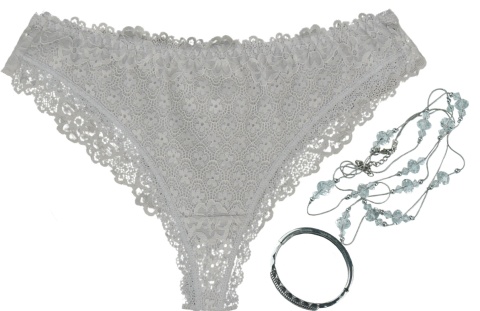 Sexy ZMYSŁOWE koronki FIGI BRAZYLIANY M/L biały