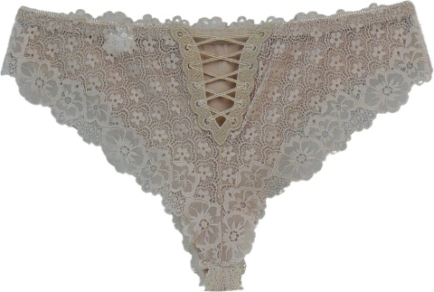 Sexy ZMYSŁOWE koronki FIGI BRAZYLIANY M/L j.beż