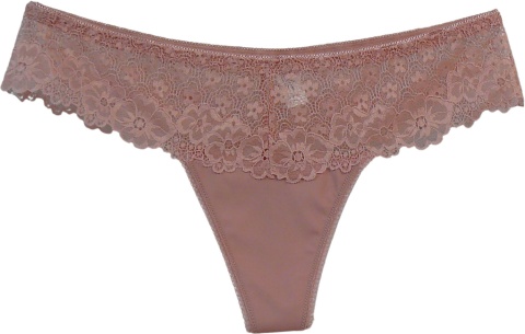 Sexy ZMYSŁOWE koronkowe majtki STRINGI różowe XL