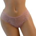 Sexy ZMYSŁOWE koronkowe majtki STRINGI różowe L