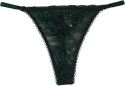 KORONKOWE FIGI STRINGI majtki DAMSKIE zielone S/M