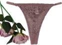 KORONKOWE FIGI STRINGI majtki DAMSKIE wrzos S/M