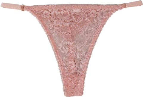 KORONKOWE FIGI STRINGI majtki DAMSKIE różowe L/XL