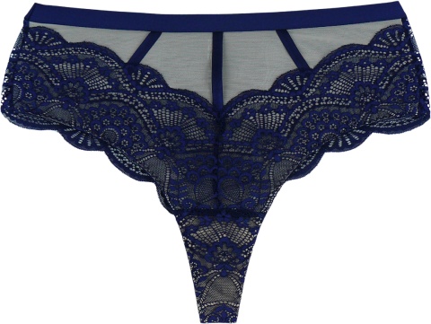 WYSOKIE DAMSKIE FIGI majtki BRAZYLIANY XL granat