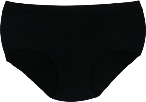 PEŁNE damskie FIGI BEZSZWOWE LAS. CIĘTE czarne XXL