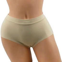 PEŁNE damskie FIGI BEZSZWOWE LASER. CIĘTE beż XXL