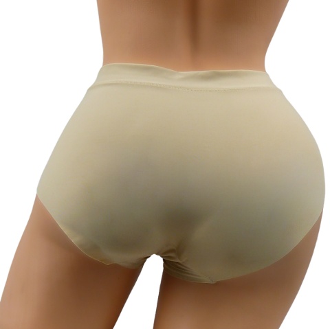 PEŁNE damskie FIGI BEZSZWOWE LASER. CIĘTE beż XXL