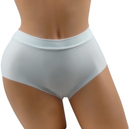 PEŁNE damskie FIGI BEZSZWOWE LASER. CIĘTE białe3XL