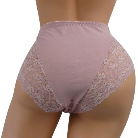 775 DORIMODES Bawełniane majtki damskie 3XL różowe