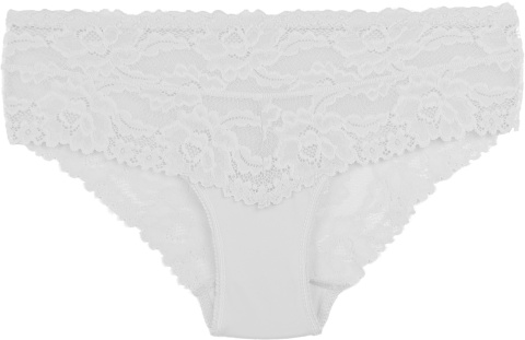 DAMSKIE KORONKOWE majtki figi 2XL biały Yibili