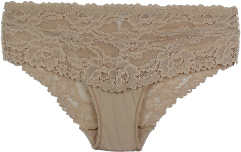 DAMSKIE KORONKOWE majtki figi 2XL beżowe Yibili