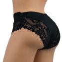 DAMSKIE KORONKOWE majtki figi 4XL czarne Yibili
