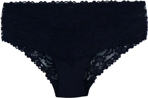 DAMSKIE KORONKOWE majtki figi 2XL granat Yibili