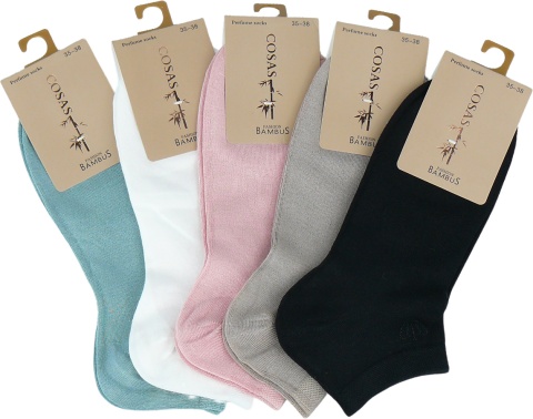 5x SKARPETKI BAMBUSOWE stopki damskie COSAS 39-42