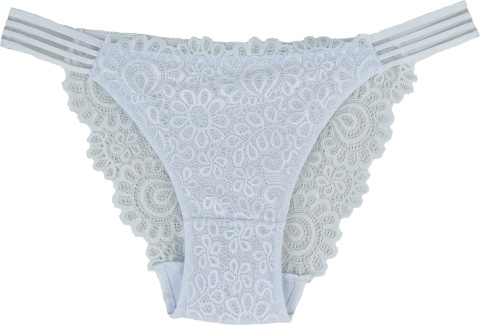 LULALO 179 KORONKOWE MAJTKI BRAZYLIANY białe L