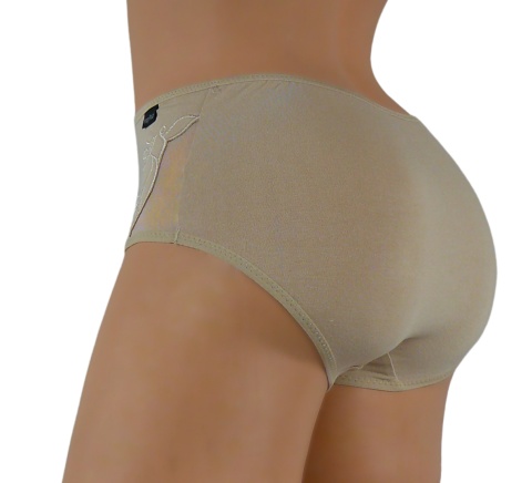 Mongni Rouzi BAWEŁNIANE figi COTTON XL beżowe