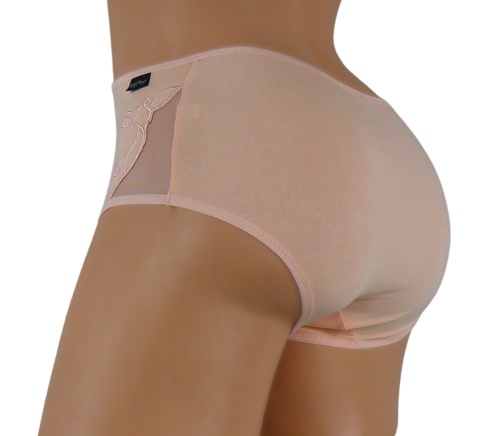 Mongni Rouzi BAWEŁNIANE figi COTTON XL pudrowe