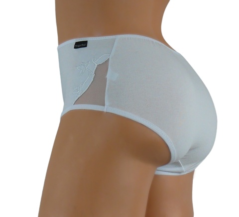 Mongni Rouzi BAWEŁNIANE figi COTTON XL białe