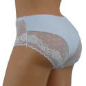 BAWEŁNIANE figi damskie Ania Lu Lo 249 2XL białe