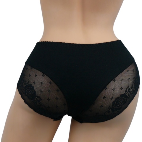 BAWEŁNIANE figi damskie Ania Lu Lo 249 2XL czarny
