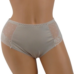 BAWEŁNIANE figi damskie Ania Lu Lo 249 L beż