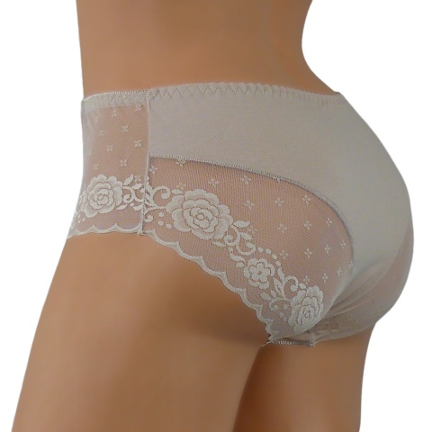 BAWEŁNIANE figi damskie Ania Lu Lo 249 XL beż