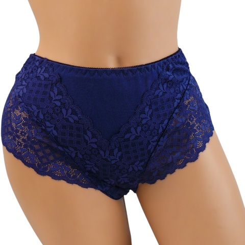 Figi bawełniane DORIMODES 8007 granatowe 5XL