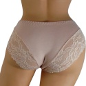 KORONKOWE MAJTKI FIGI DAMSKIE XXXL beżowy