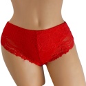 KORONKOWE MAJTKI FIGI DAMSKIE XXXL czerwone