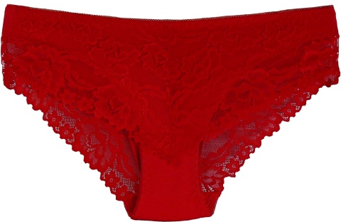 KORONKOWE MAJTKI FIGI DAMSKIE XXXL czerwone