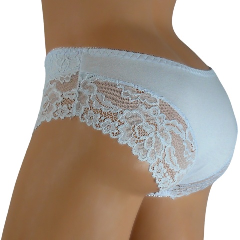 KORONKOWE MAJTKI FIGI DAMSKIE XXXL ecry