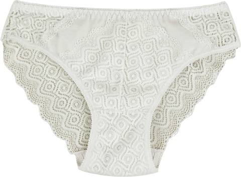 KORONKOWE majtki damskie FULINA 6609 XL/2XL ecru