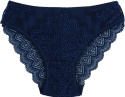 KORONKOWE majtki damskie FULINA 6609 XL/2XL granat