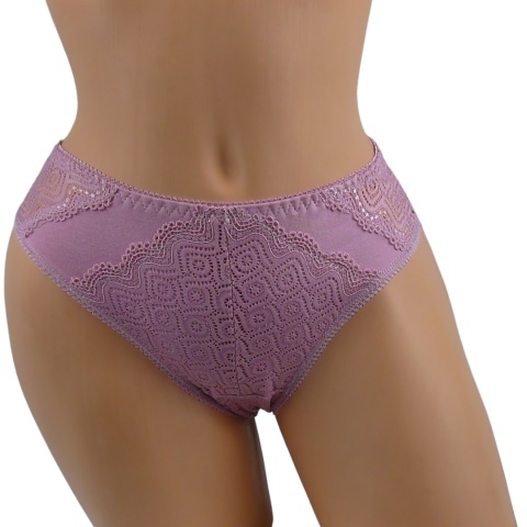 KORONKOWE majtki damskie FULINA 6609 L/XL różowe