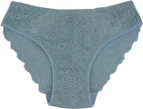 KORONKOWE majtki damskie FULINA 6609 L/XL szare