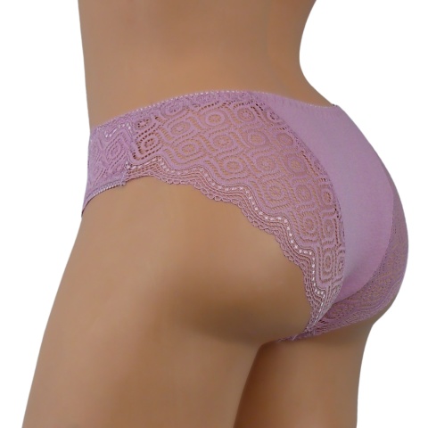 MEGA Wygodne Figi Damskie FULINA 6608 różowe XL