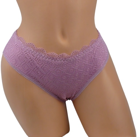 MEGA Wygodne Figi Damskie FULINA 6608 różowe XL