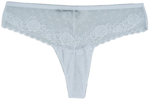 AniaLULO 232 STRINGI KORONKOWE XL białe