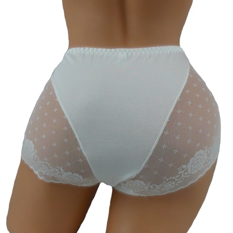 DAMSKIE KORONKOWE majtki DORIMODES 336 PLUS SIZE ecru 2XL