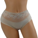 DORIMODES 6821 DAMSKIE MAJTKI KORONKOWE bawełniane beżowe L