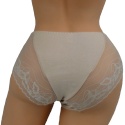 DORIMODES 6821 DAMSKIE MAJTKI KORONKOWE bawełniane beżowe L