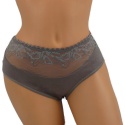 DORIMODES 6821 DAMSKIE MAJTKI KORONKOWE bawełniane brązowe L