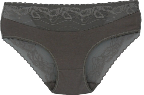 DORIMODES 6821 DAMSKIE MAJTKI KORONKOWE bawełniane brązowe L