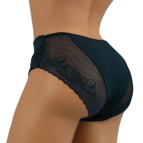 DORIMODES 6821 DAMSKIE MAJTKI KORONKOWE bawełniane ciemna zieleń 2XL