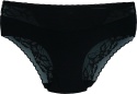 DORIMODES 6821 DAMSKIE MAJTKI KORONKOWE bawełniane czarne L