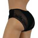 DORIMODES 6821 DAMSKIE MAJTKI KORONKOWE bawełniane czarne L